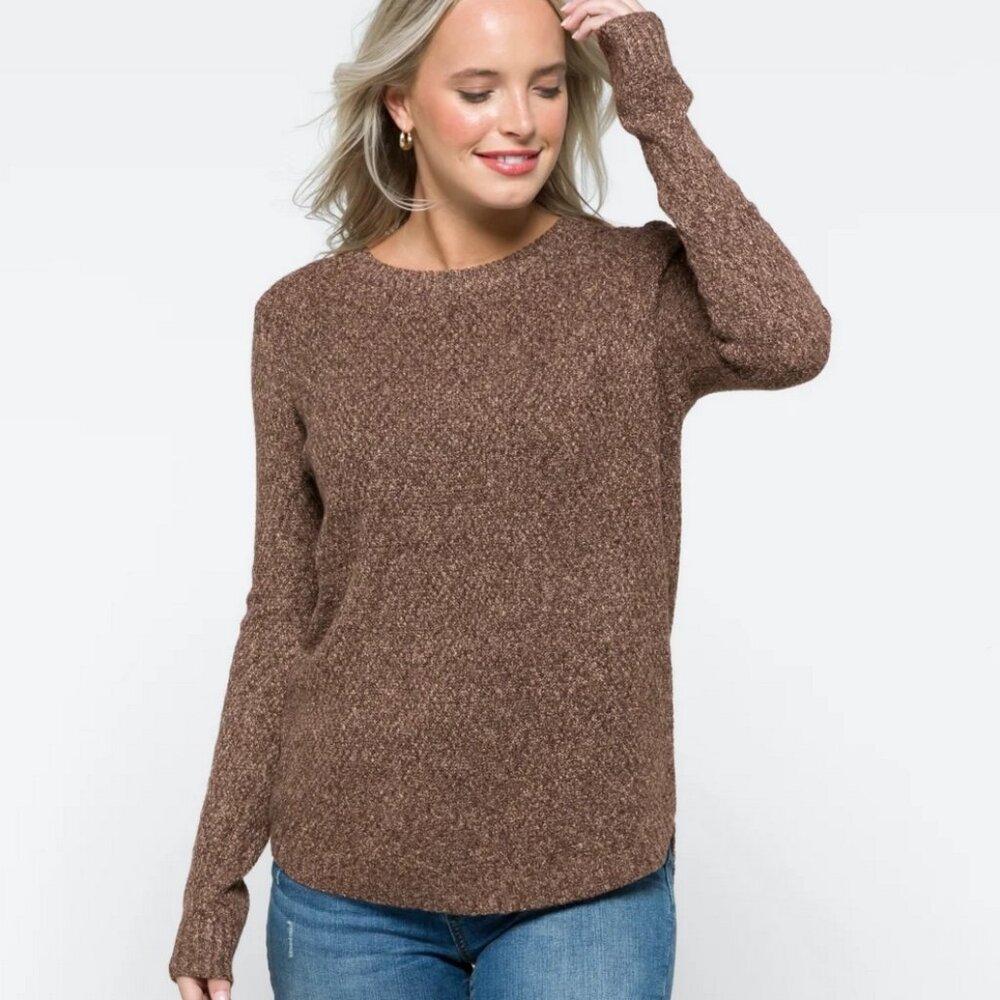 PINK CLOVER Nickole Textured Sweater